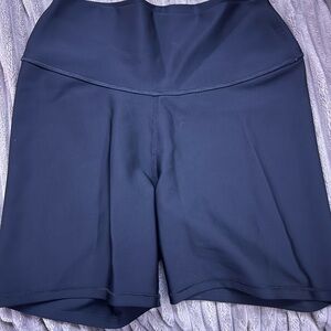 ALO Yoga Black High-Rise Athletic Shorts